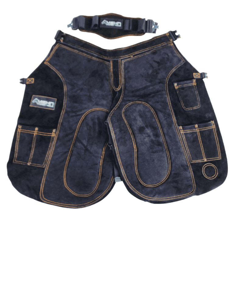 Coleto Premium 100% cuero negro