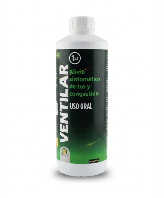 VENTILAR – Apoyo respiratorio para equinos 1Lt