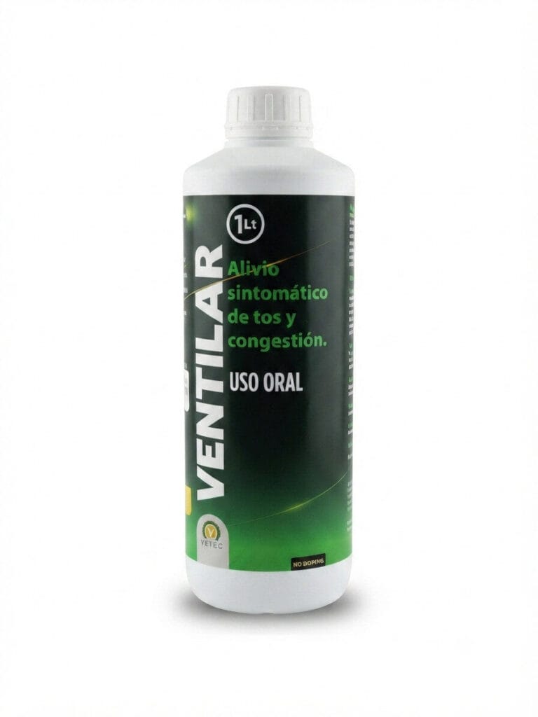 VENTILAR – Apoyo respiratorio para equinos 1Lt