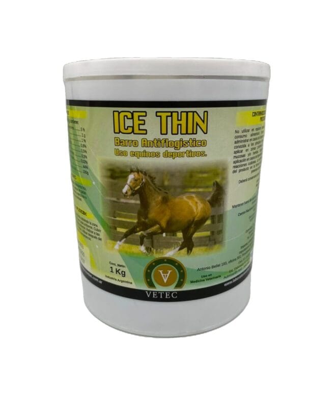 Ice Thin Barro Antiflogístico para Equinos 1 kg