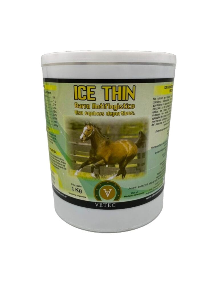 Ice Thin Barro Antiflogístico para Equinos 1 kg