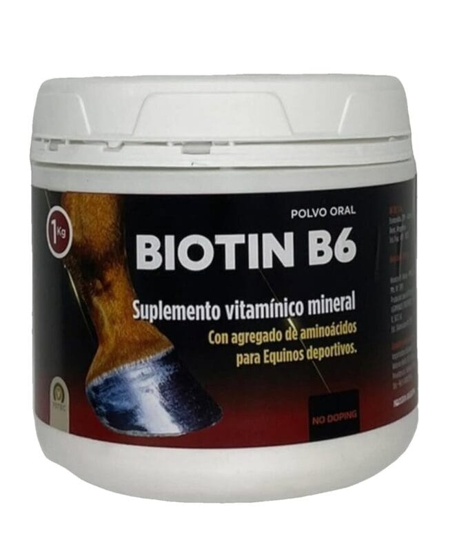 Biotin B6 – Suplemento vitamínico mineral para equinos deportivos